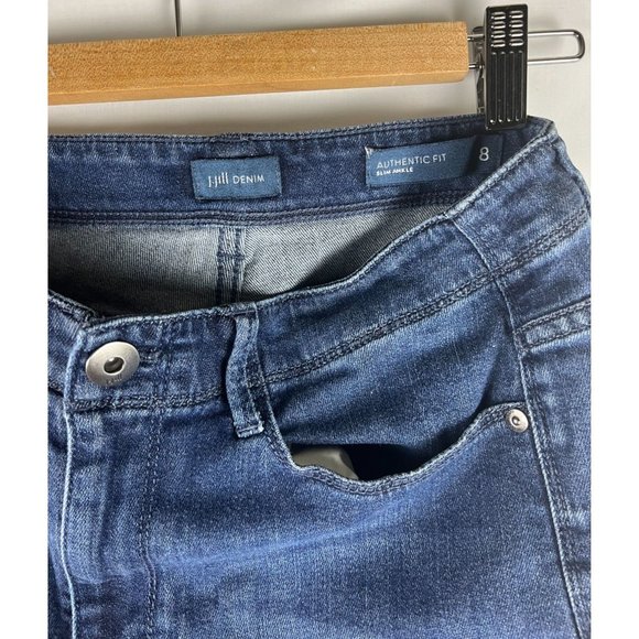 J.Jill Denim Authentic Fit Slim Ankle Jeans, Women's Size 8 - Picture 4 of 10